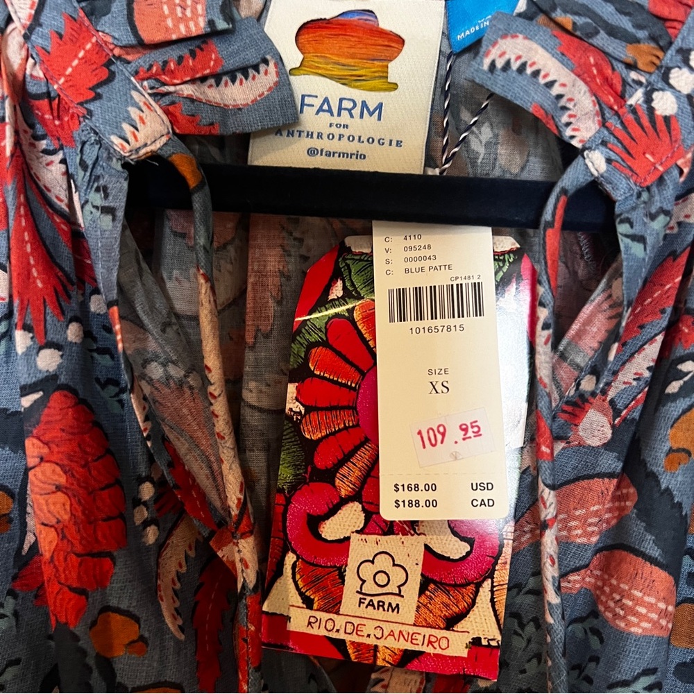 New With Tags Farm Rio for  Anthropologie. - Picture 4 of 7